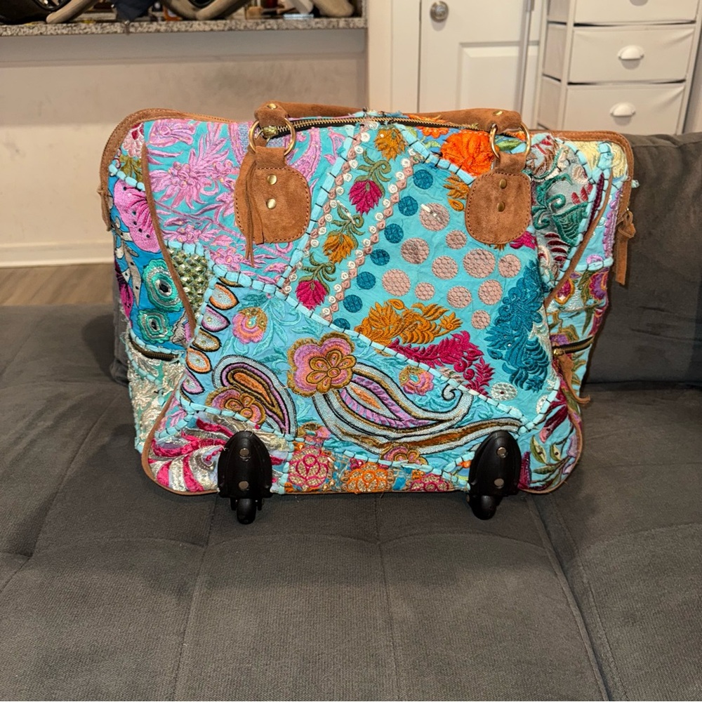 Free People Marrakesh Patched Weekender bag - Picture 9 of 16